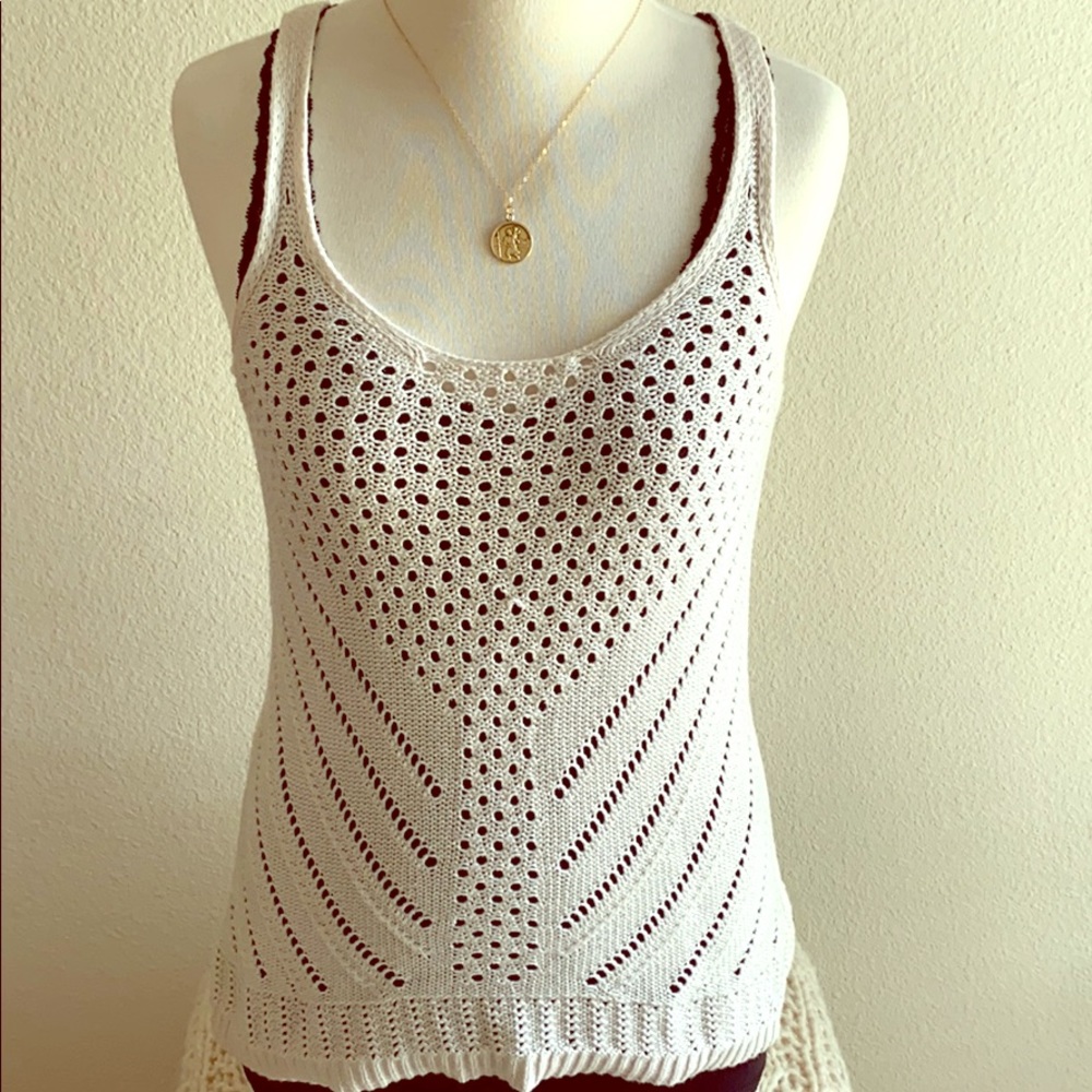 AEO Knitted Tank - Cream